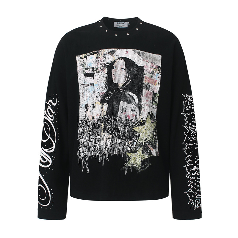 Vintage Fashion For Mens - Men's High Street Graffiti T Shirt