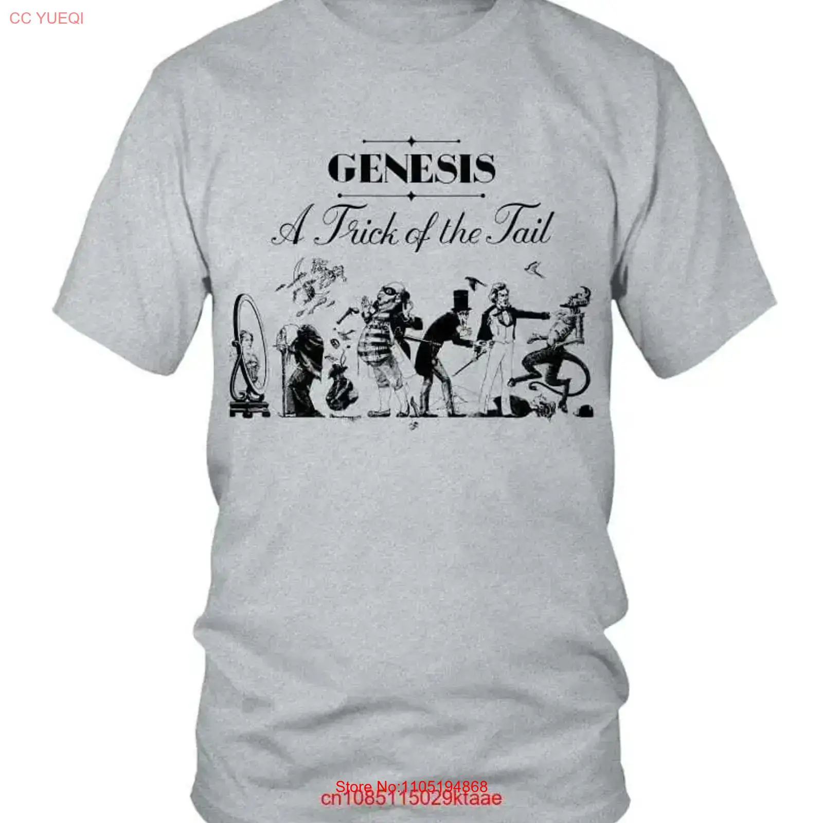 Vintage Flannel Shirt - GENESIS BAND T SHIRT vintage Washed
