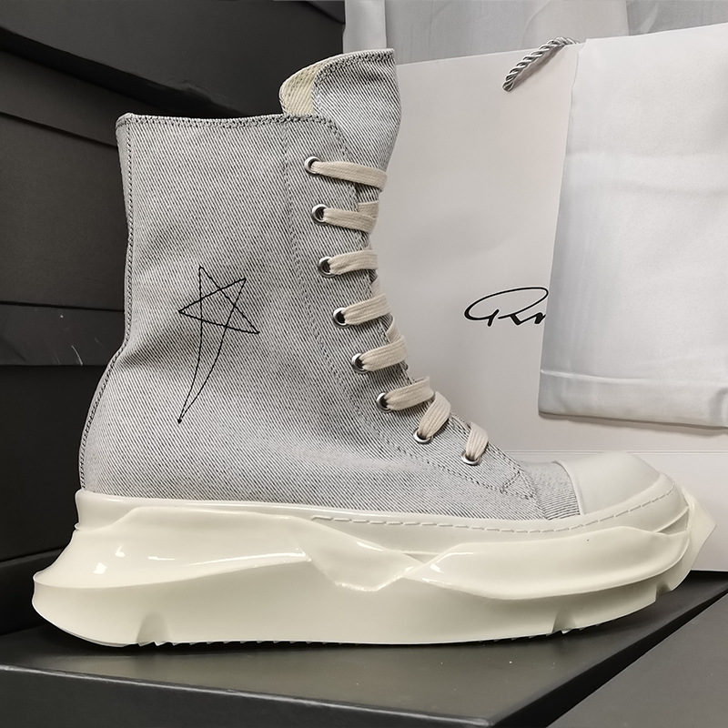 Vintage Fashion Trends - Men Vintage High Top Canvas Shoes