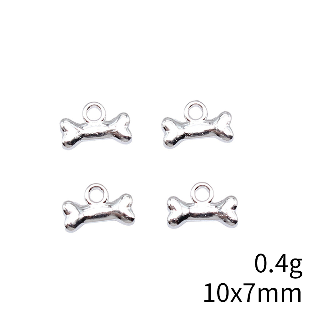 Vintage Fashion Stores - 20pcs 10x7mm 5 Colors Dog Bone