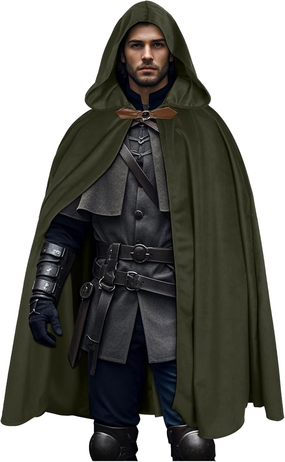 L'VOW Medieval Velvet Hooded C - Vintage Trench Coat 评论和价格