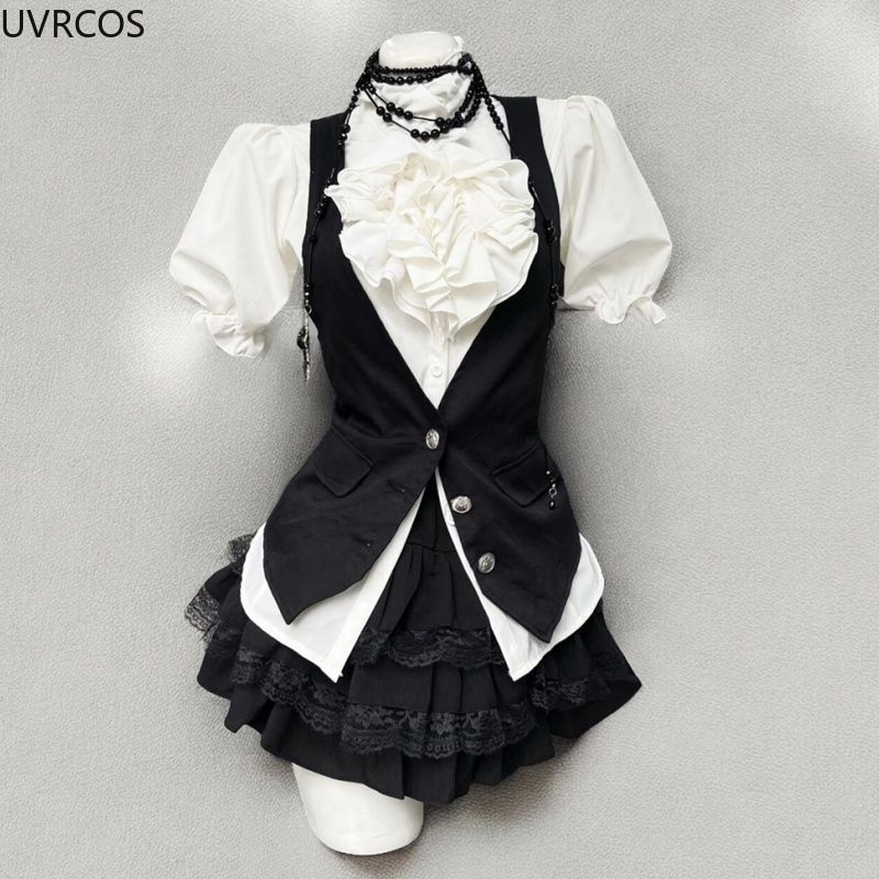Y2k Aesthetic Lolita Style Swe - Vintage Flannel Shirt 评论和价格