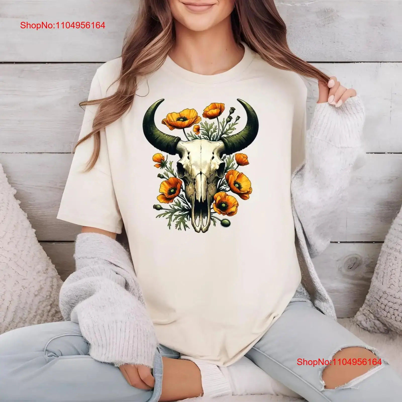 Rustic Southwestern Cow Skull  - Vintage Vibes Fashion 评论和价格