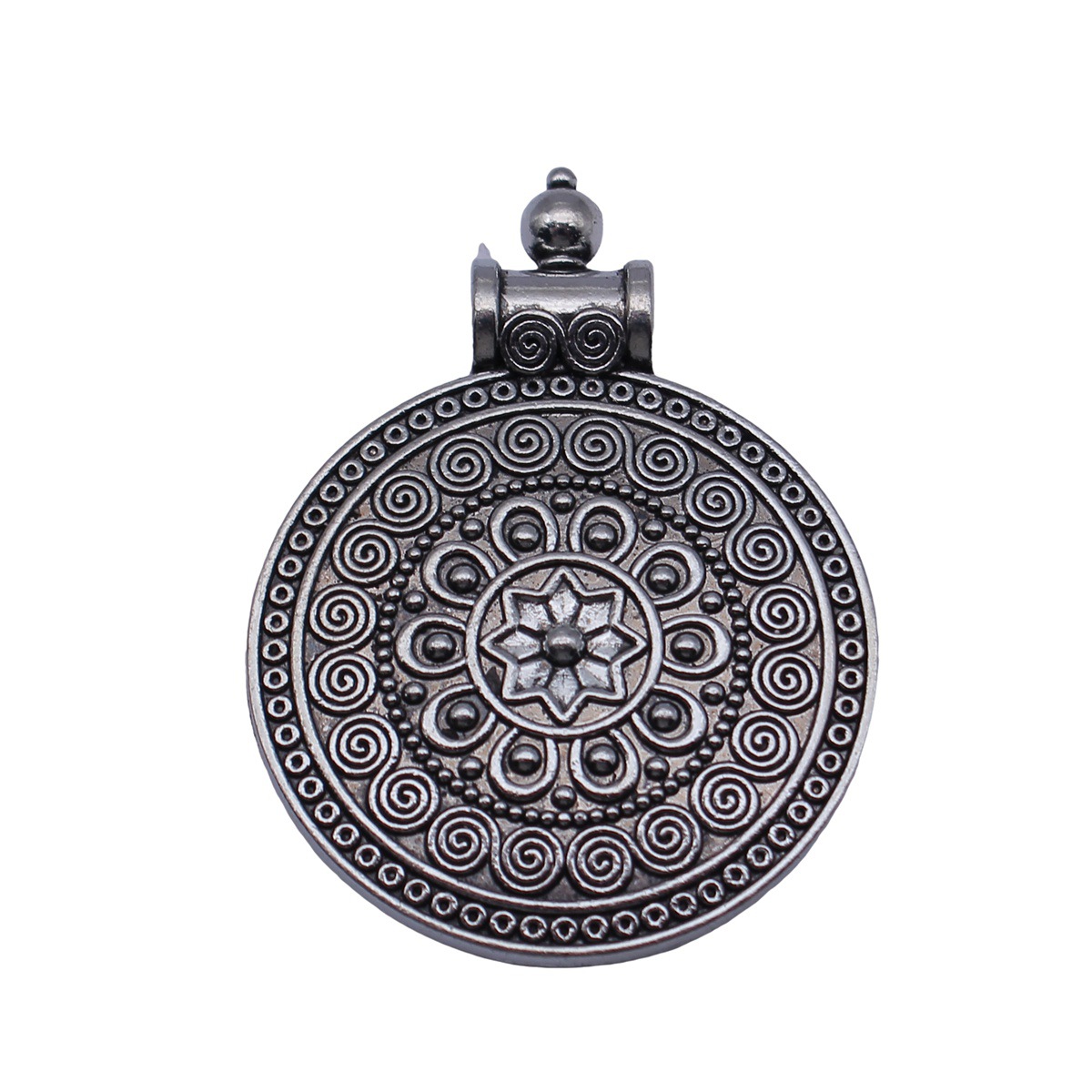 Boho Ethnic Mandala Pendant Fl - Vintage Fashion Stores 评论和价格