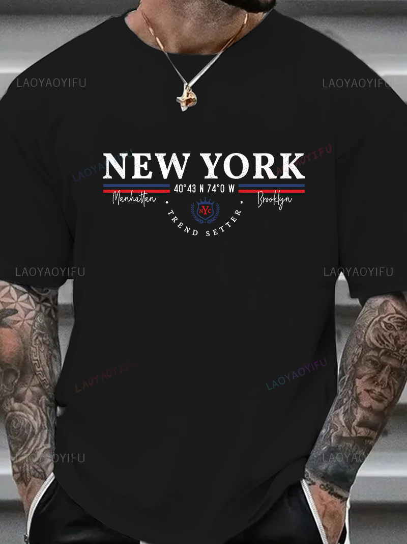 New York Letter Graphic Tee Un - Vintage Fashion New York 评论和价格