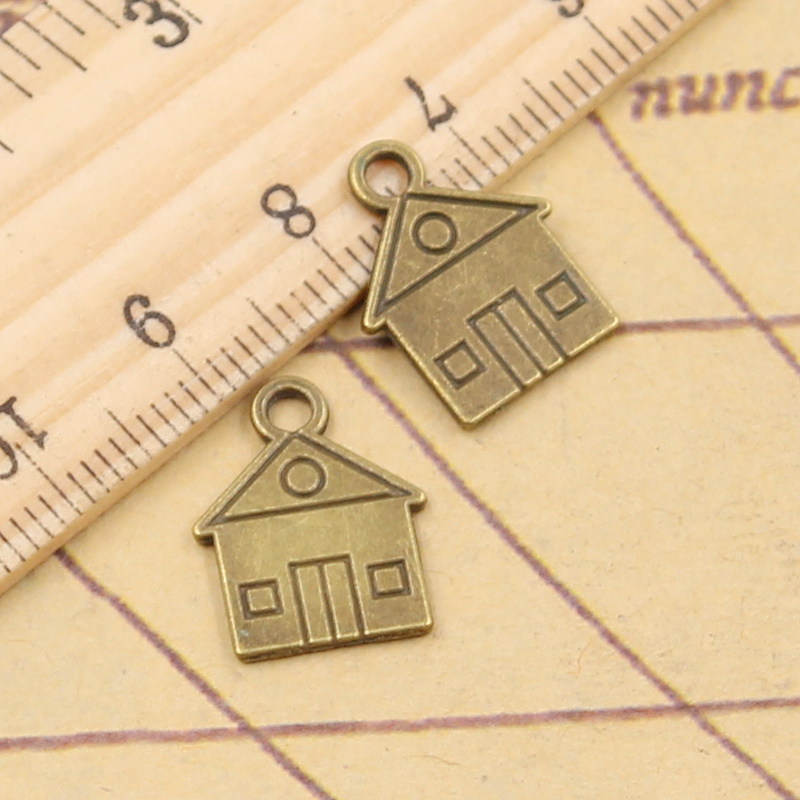20pcs Charms Cabin House Build - Vintage Fashion Build 评论和价格