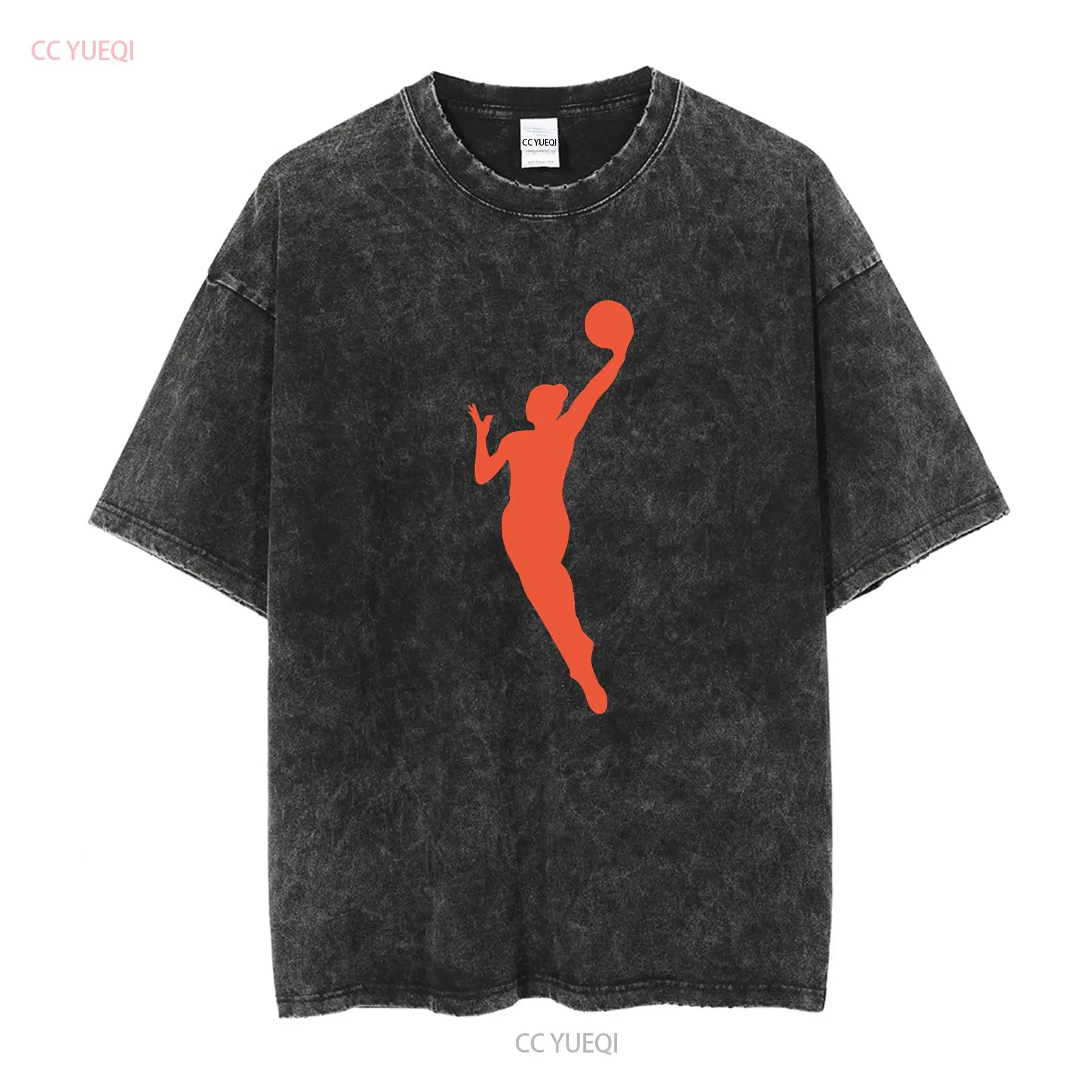 Heavy Cotton T Shirt WNBA oran - Vintage Fashion Stores 评论和价格