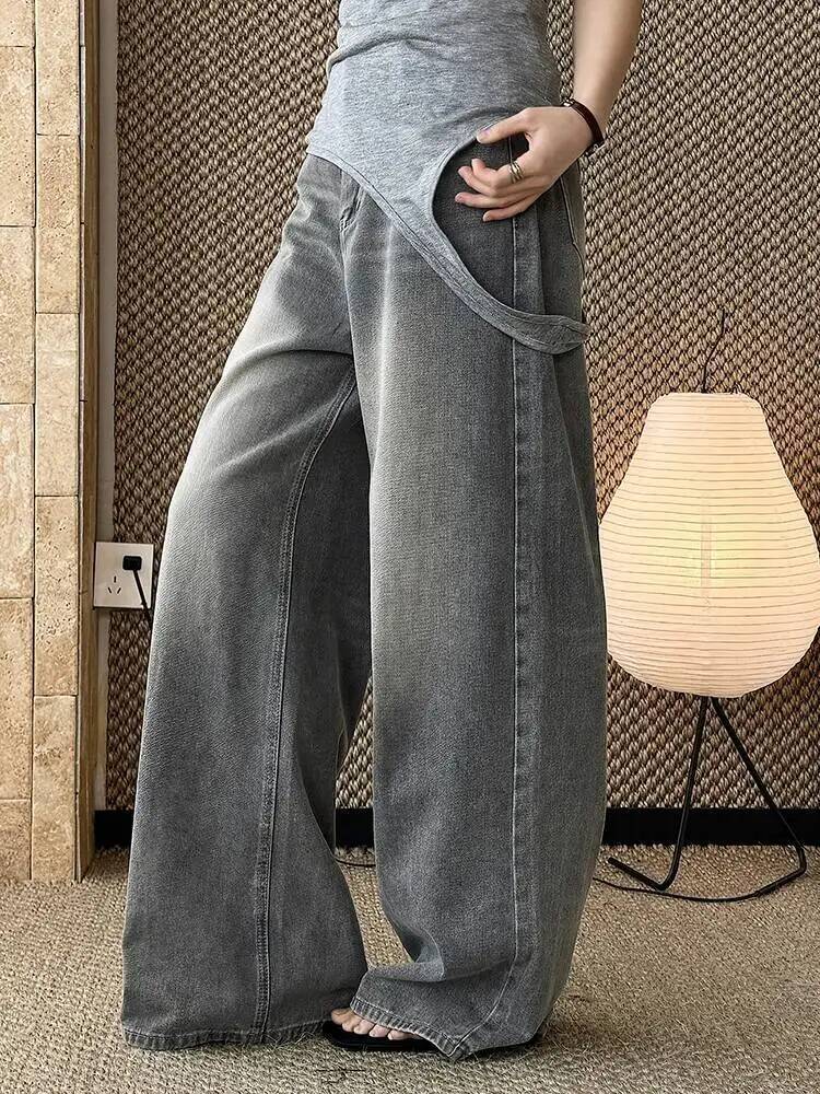 Waist Gray Denim High Vintage  - Vintage Fashion Build 评论和价格