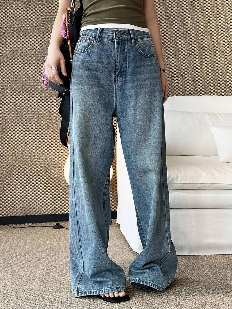 Waist Gray Denim High Vintage  - Vintage Fashion Build 评论和价格