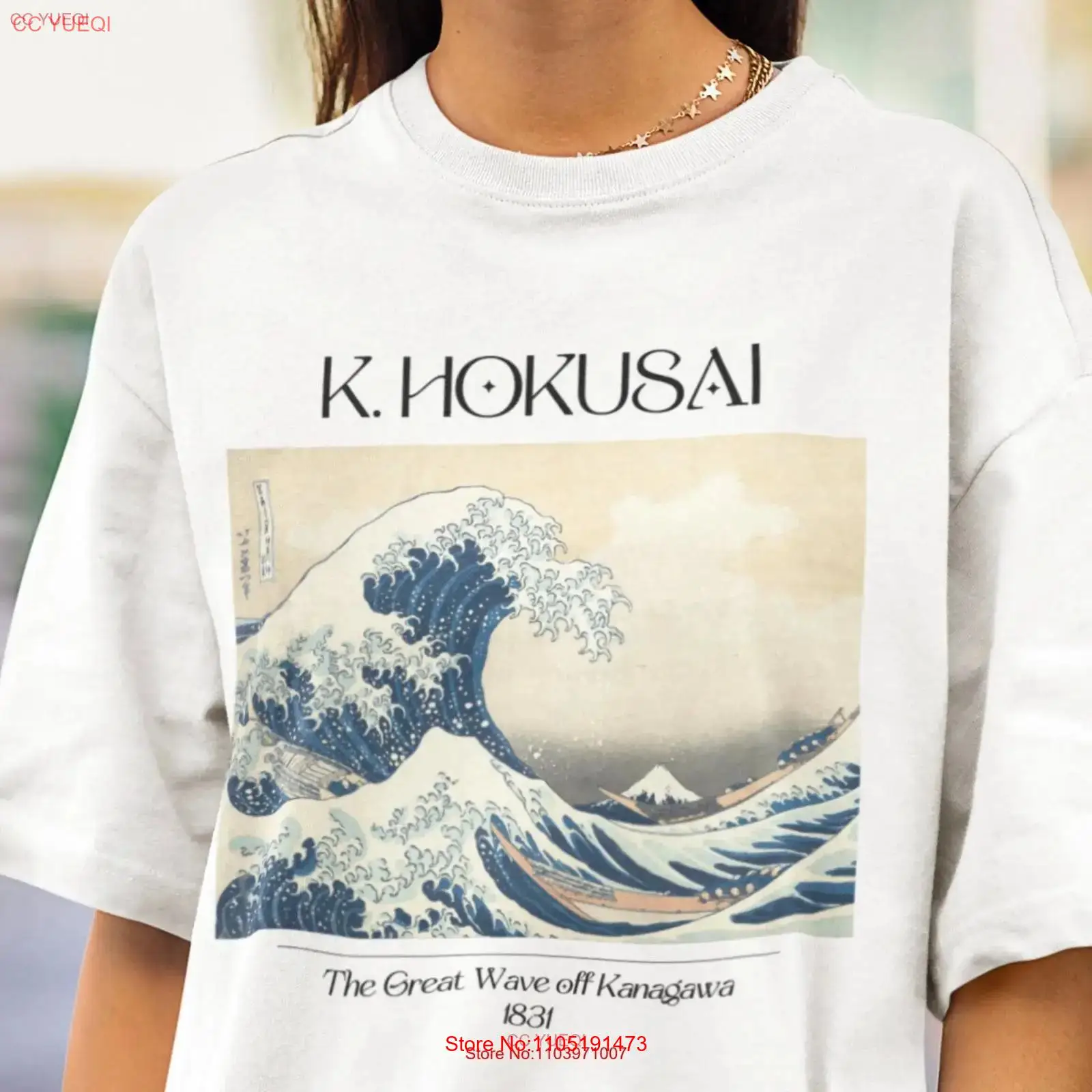 Katsushika Hokusai The Great W - Vintage Fashion Japan 评论和价格