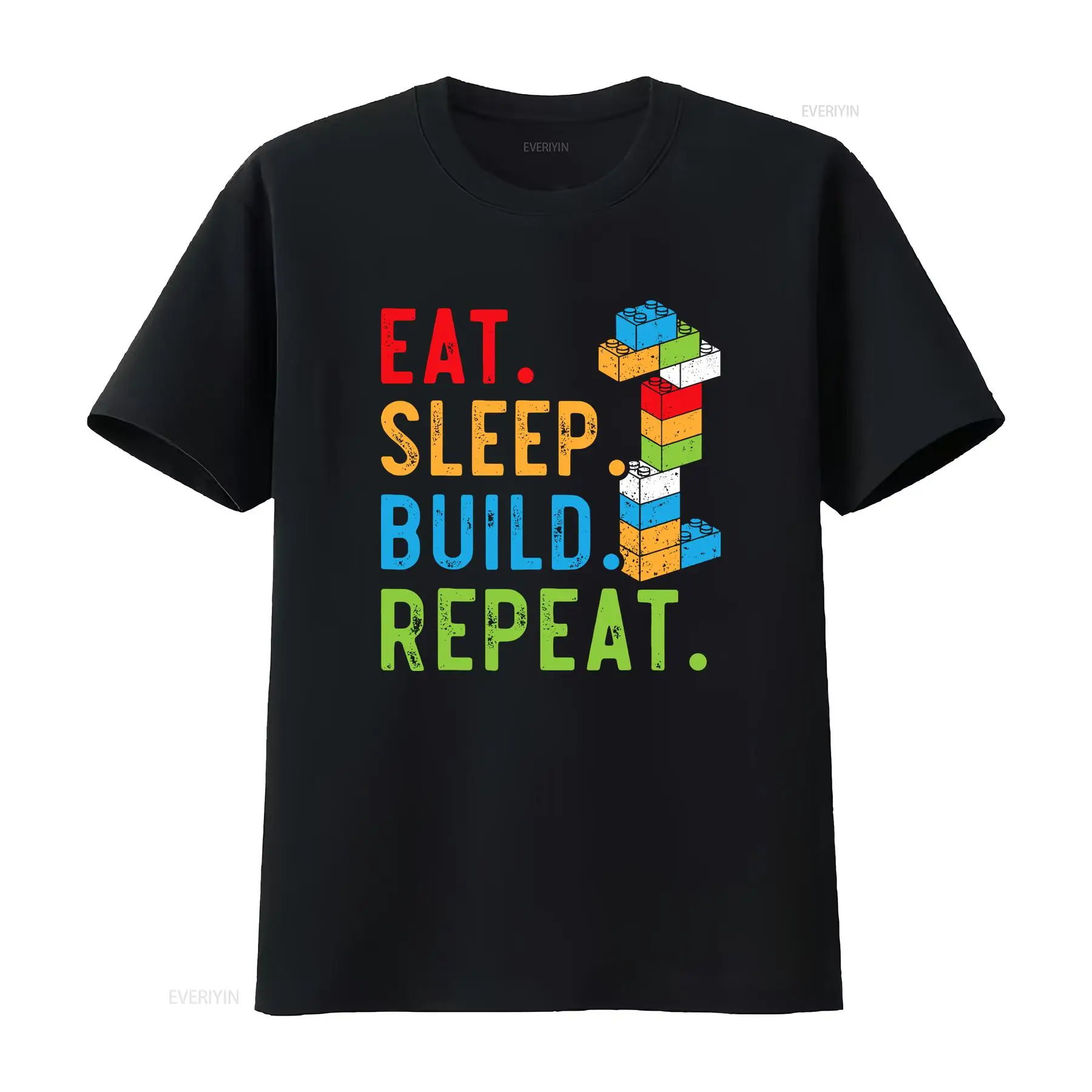 Eat Sleep Build Repeat Master  - Vintage Fashion Build 评论和价格