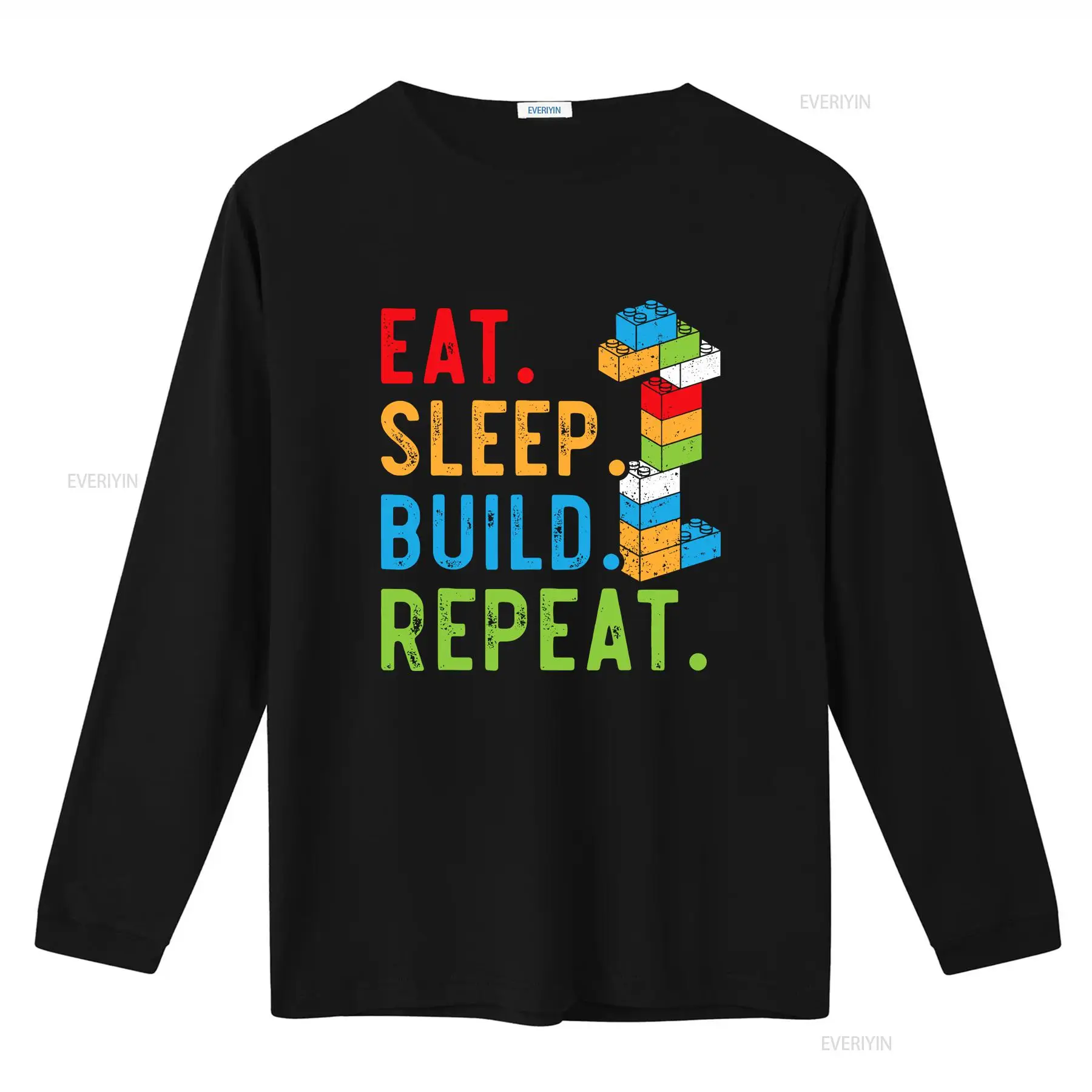 Eat Sleep Build Repeat Master  - Vintage Fashion Build 评论和价格