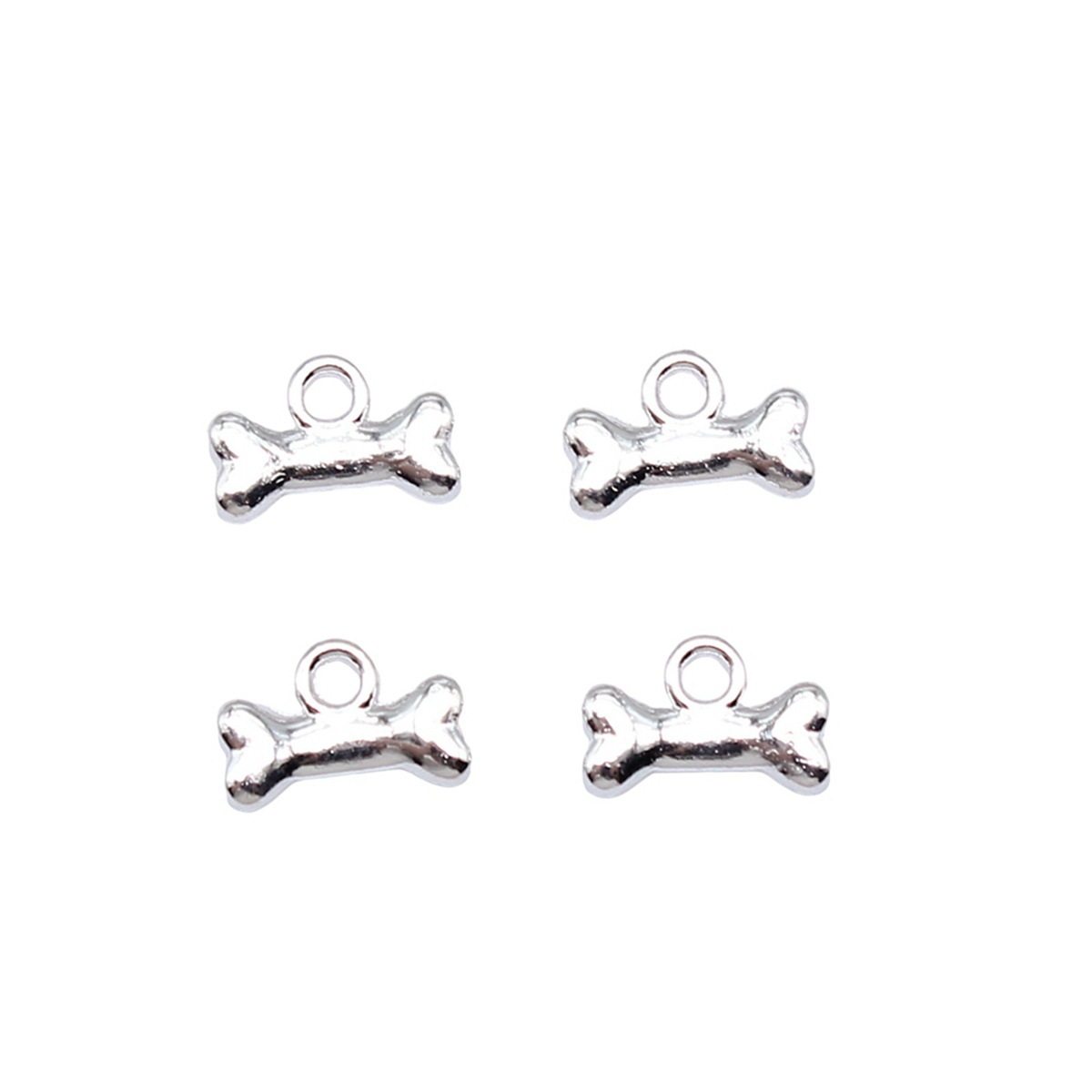 20pcs 10x7mm 5 Colors Dog Bone - Vintage Fashion Stores 评论和价格
