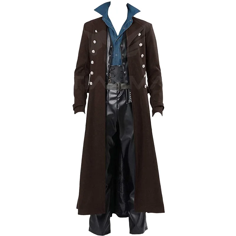 Medieval Men British Style Pun - Vintage Trench Coat 评论和价格