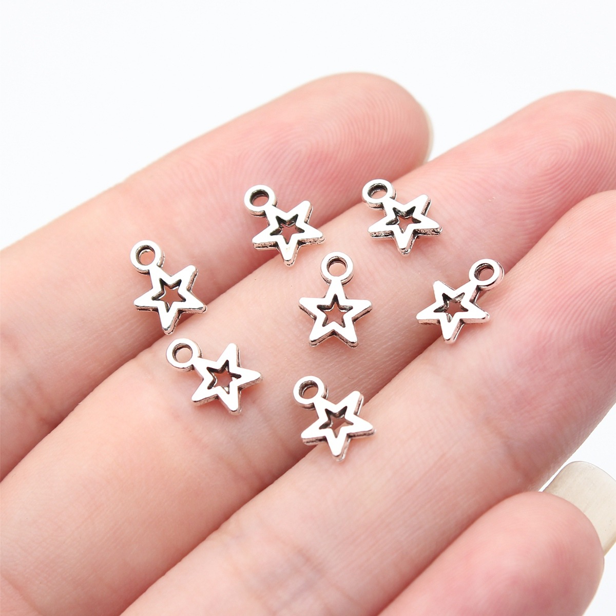 80pcs 8.5x6.2mm(0.33x0.24inch) - Vintage Fashion Stores 评论和价格