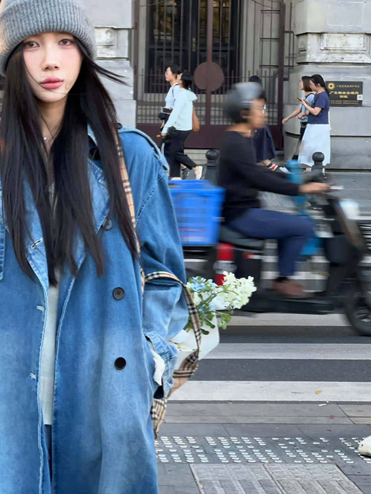 Hong Kong style double breaste - Vintage Trench Coat 评论和价格