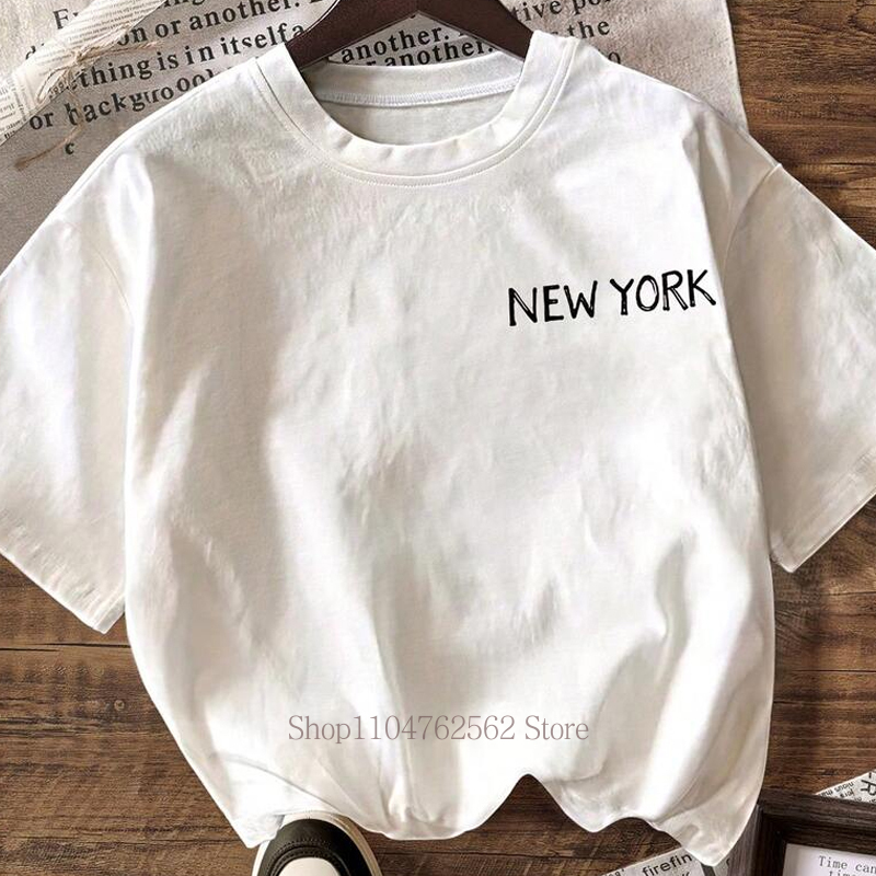New York City Pattern Print T- - Vintage Fashion New York 评论和价格