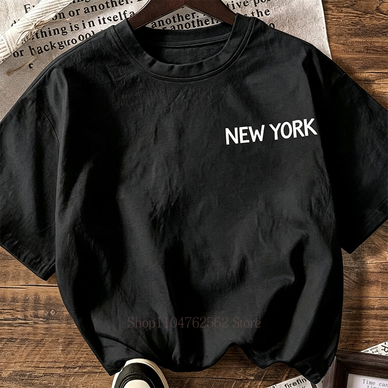 New York City Pattern Print T- - Vintage Fashion New York 评论和价格