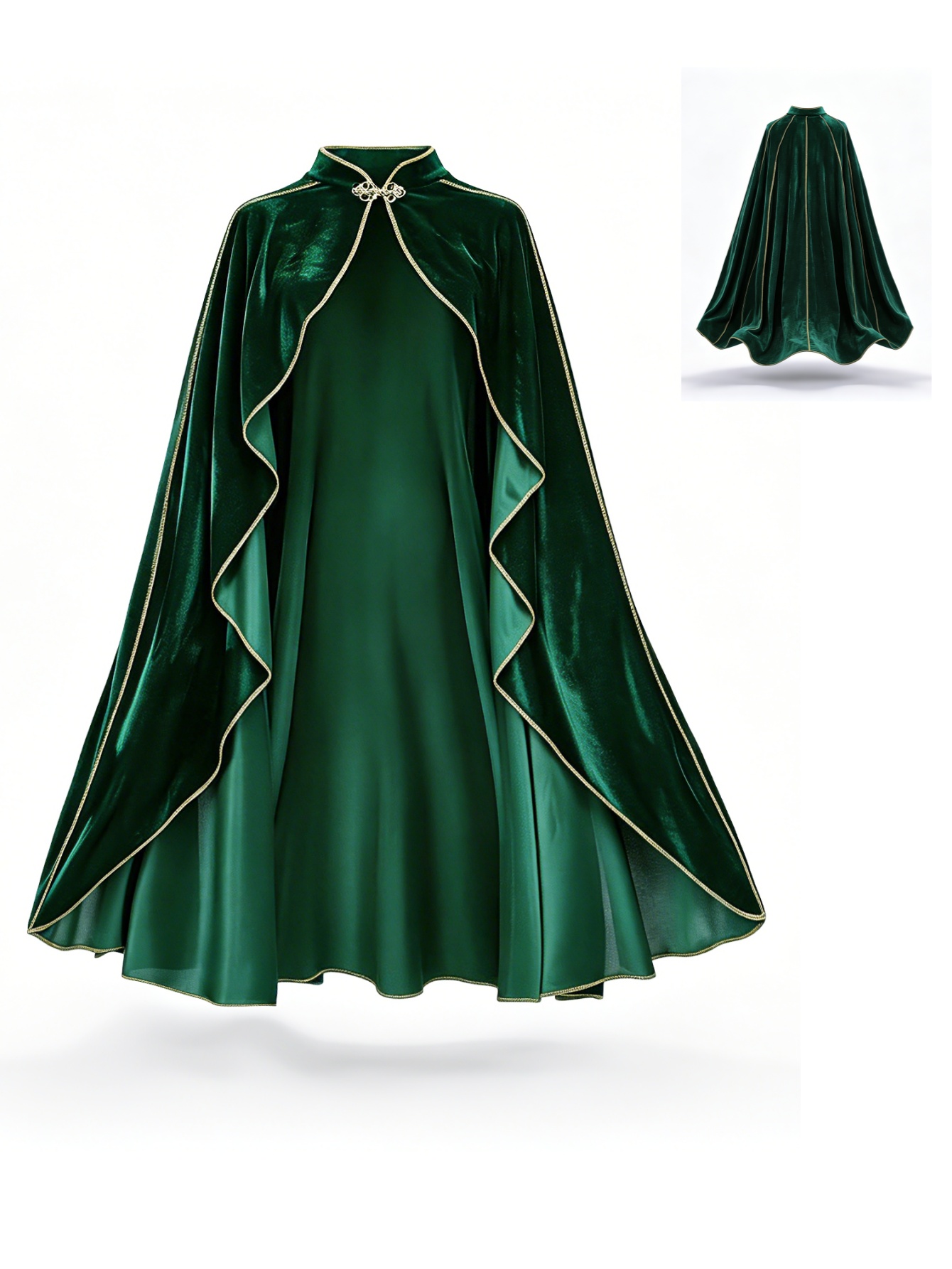 Women Vintage Green Velvet Cap - Vintage Trench Coat 评论和价格