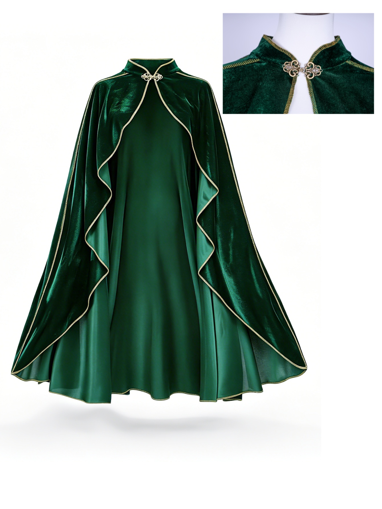 Women Vintage Green Velvet Cap - Vintage Trench Coat 评论和价格