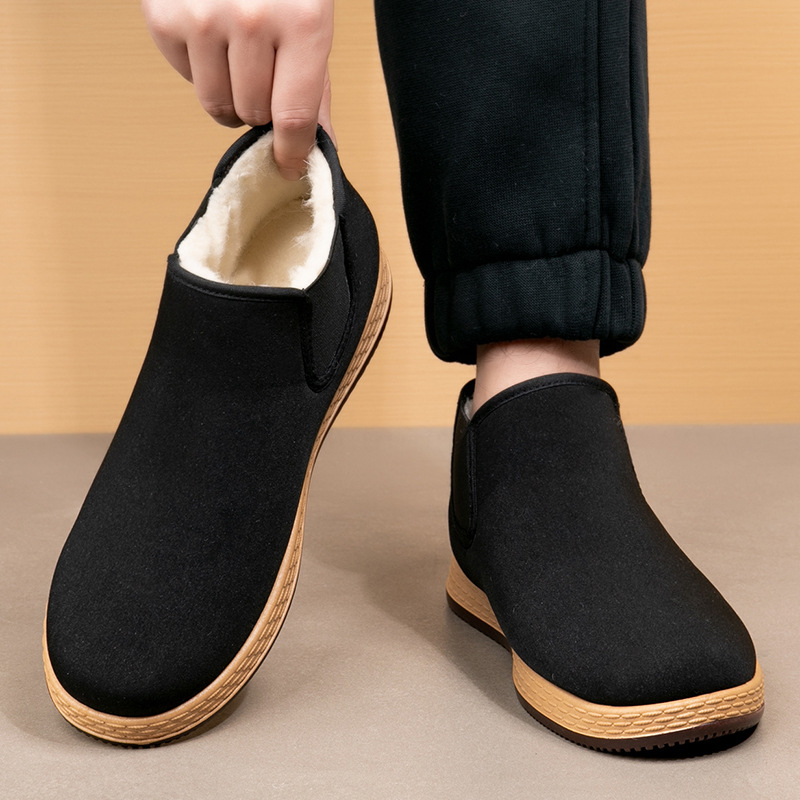 Men's Cotton Shoes Men's Winte - Vintage Fashion For Mens 评论和价格
