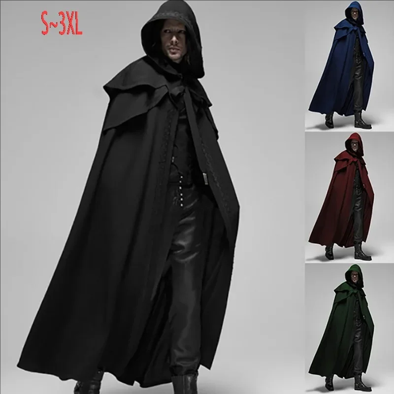 Men Monk Cosplay Outfit Mediev - Vintage Trench Coat 评论和价格