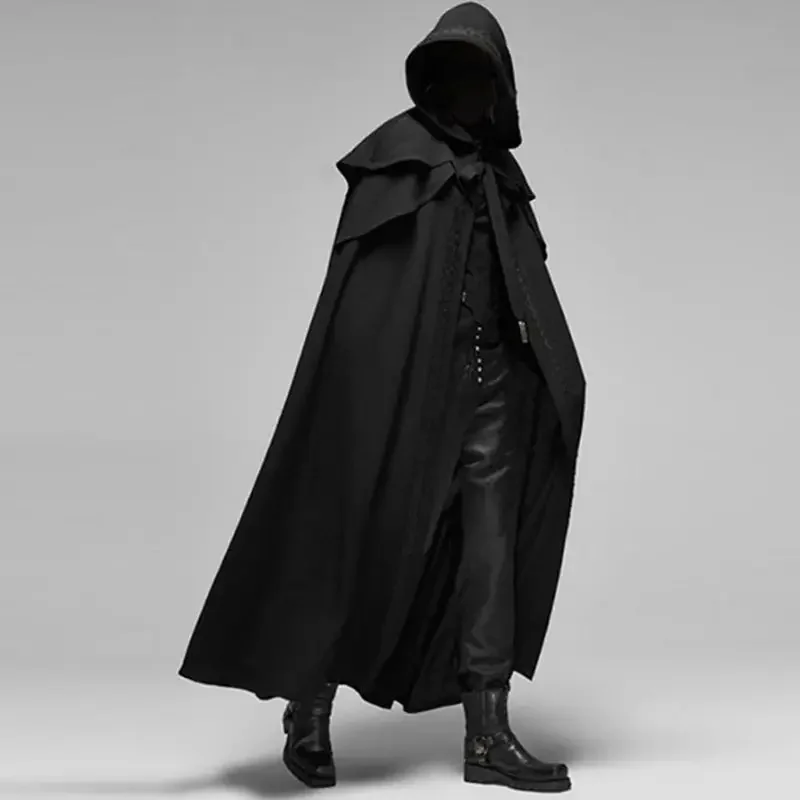 Men Monk Cosplay Outfit Mediev - Vintage Trench Coat 评论和价格