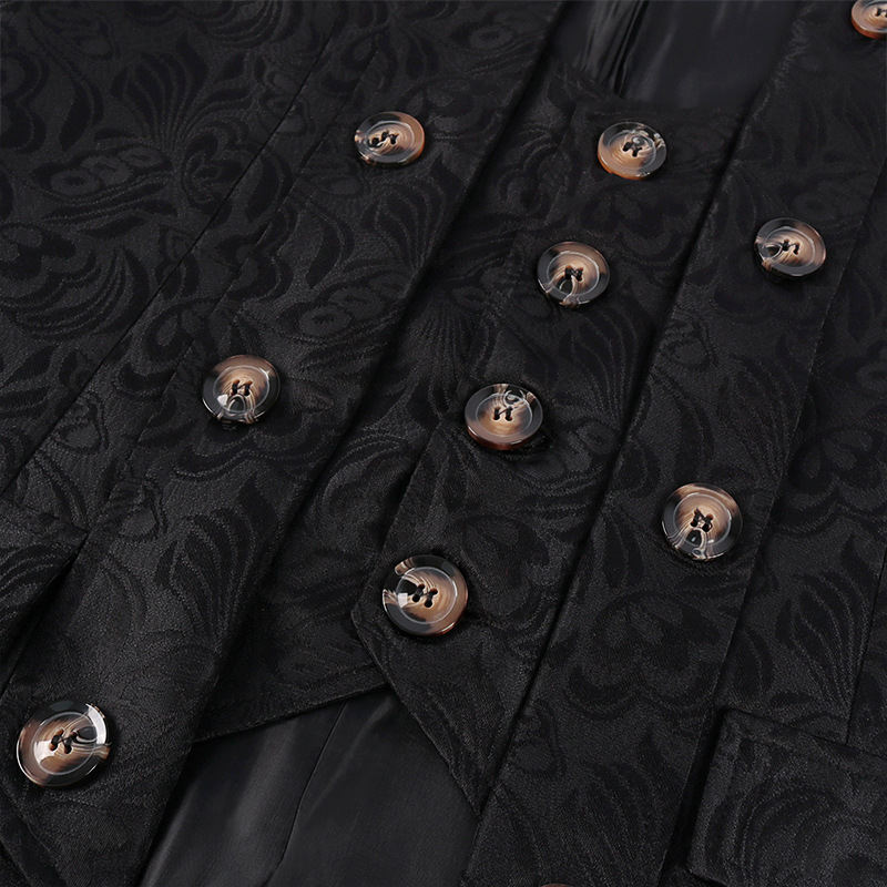 Men Victoria Edwardian Steampu - Vintage Trench Coat 评论和价格